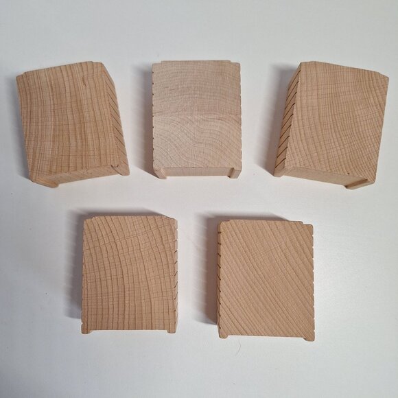 Wooden Elevated Train Track Railway Bridge Riser Thomas Compatible Blocks 2.5x2" - Picture 10 of 10